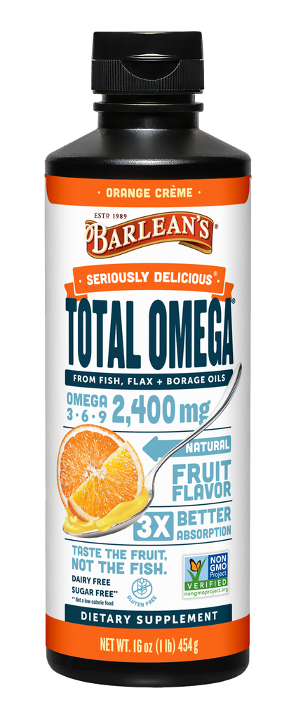Seriously Delicious Total Omega Orange Creme 16 oz